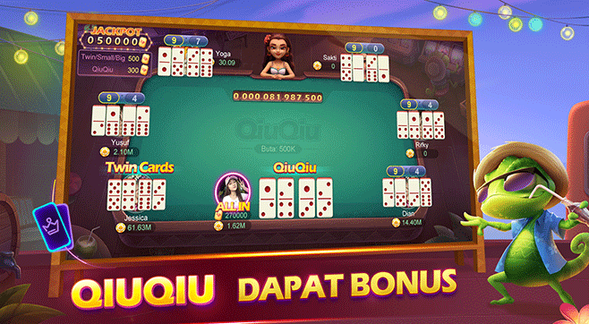 Higgs Domino Island Gaple Qiuqiu Online Poker Game